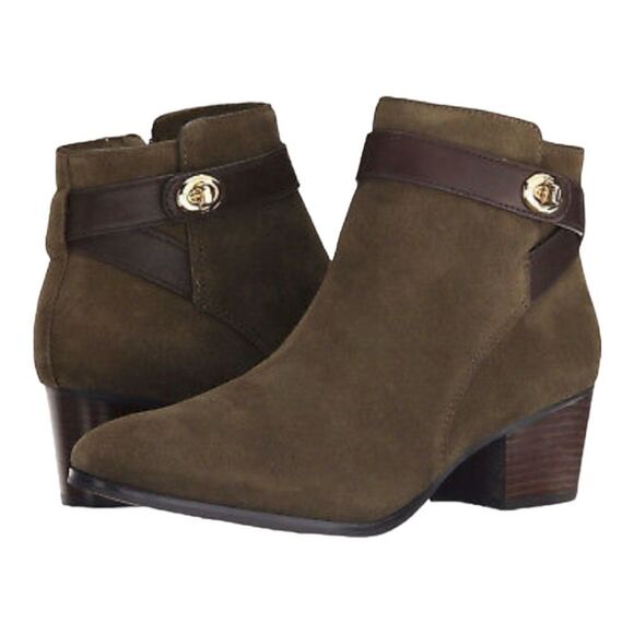 COACH Women’s Patricia Suede Leather Ankle Booties in the Size 9M - Picture 6 of 16